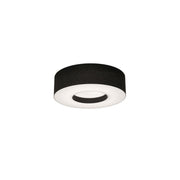 Montclair 12" LED Flush Mount, Black Finish - Bees Lighting