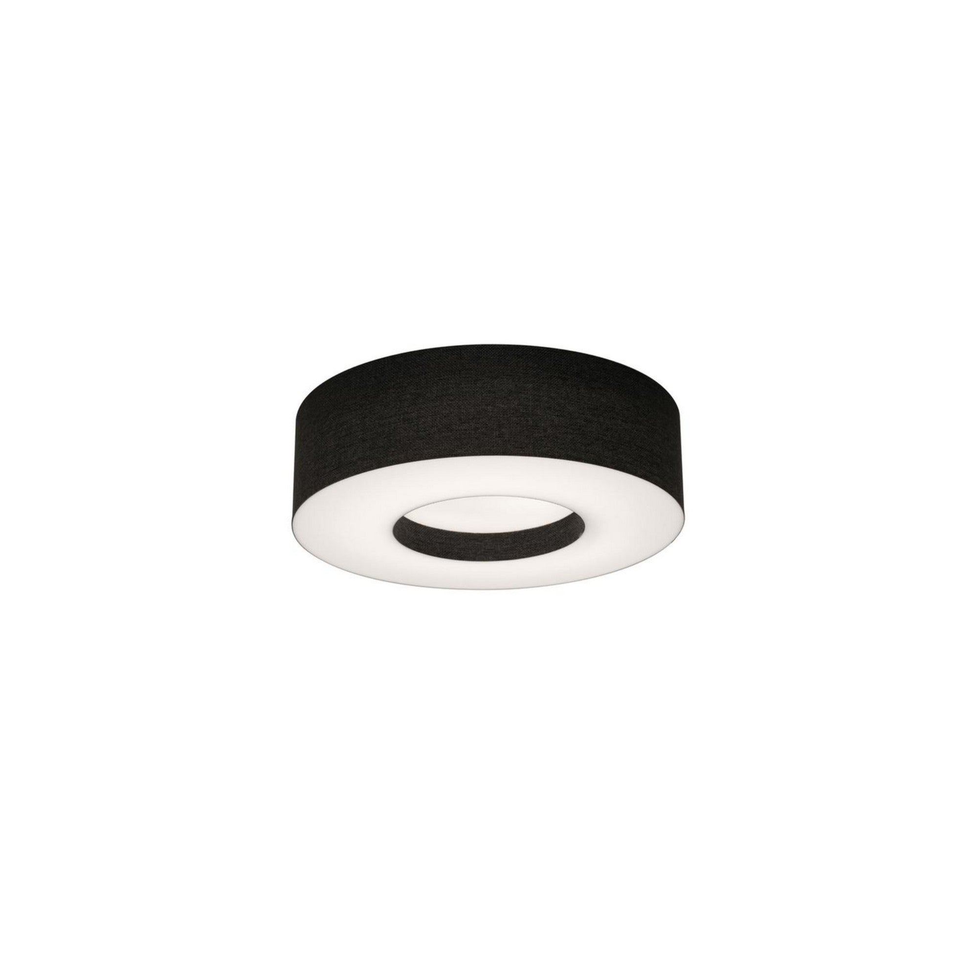 Montclair 12" LED Flush Mount, Black Finish - Bees Lighting