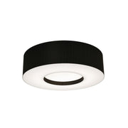 Montclair 19" LED Flush Mount, Black Finish - Bees Lighting