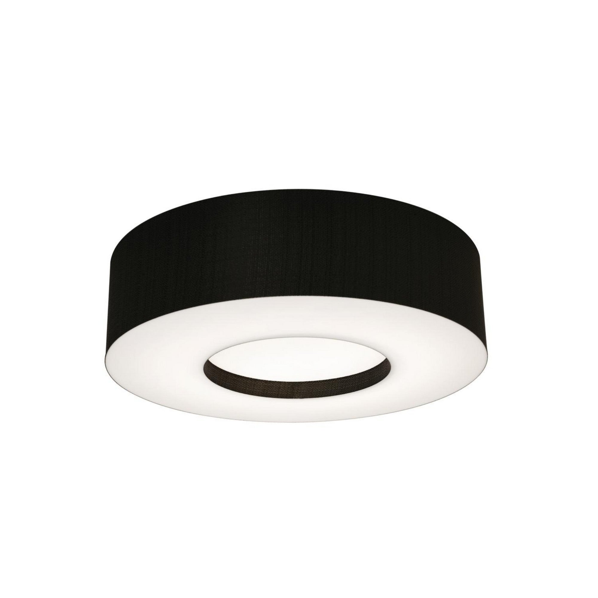 Montclair 19" LED Flush Mount, Black Finish - Bees Lighting