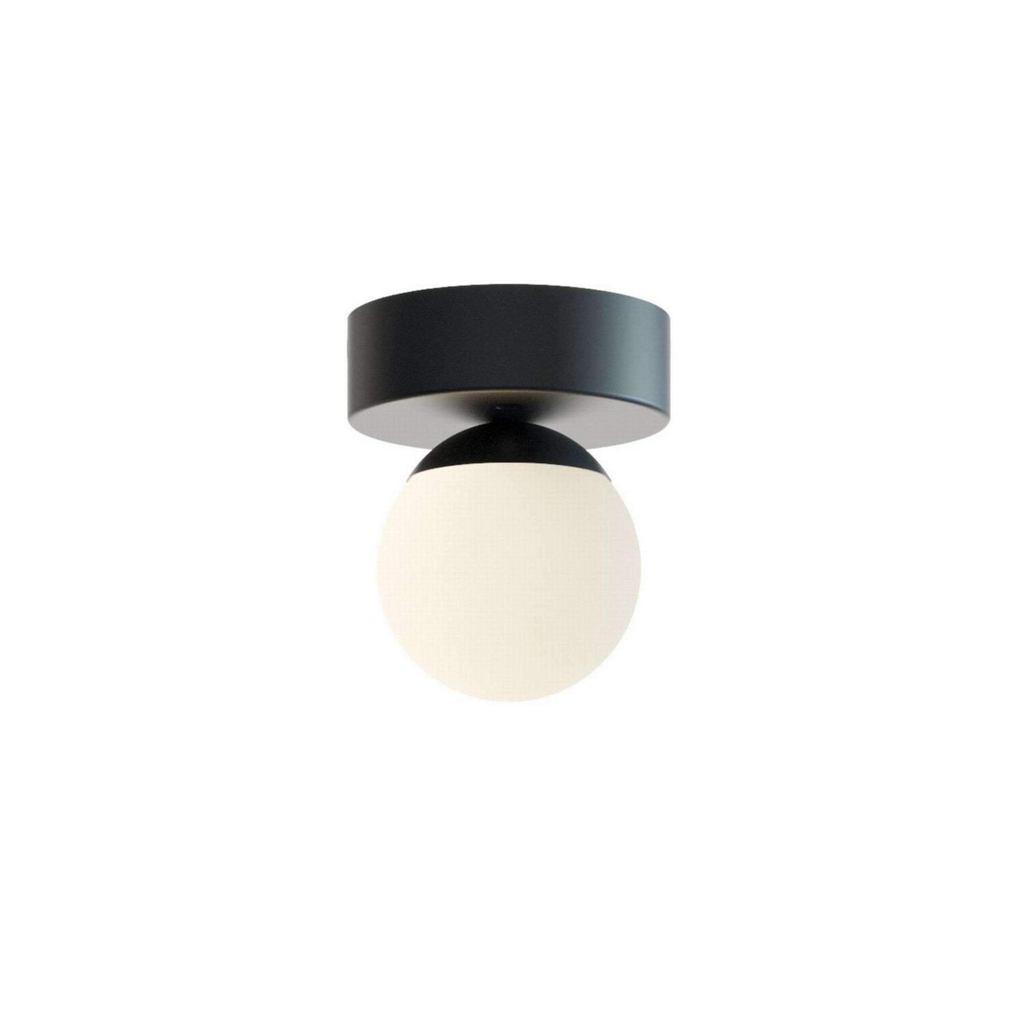 Pearl 4" LED Flush Mount, Black Finish - Bees Lighting