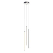 Rosemont 24" LED Multi-Port Pendant, Satin Nickel Finish - Bees Lighting