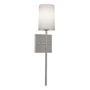Rose 20" 1-Light Wall Sconce, Satin Nickel Finish - Bees Lighting