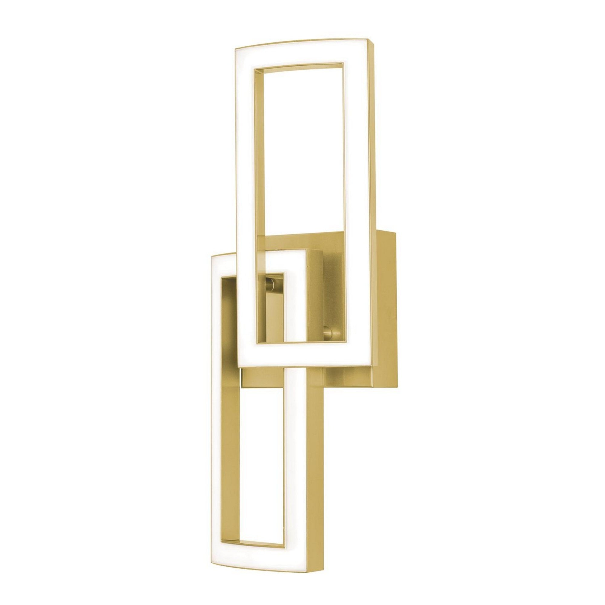 Sia 17" LED Wall Sconce, Gold Finish - Bees Lighting