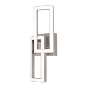 Sia 17" LED Wall Sconce, Painted Nickel Finish - Bees Lighting