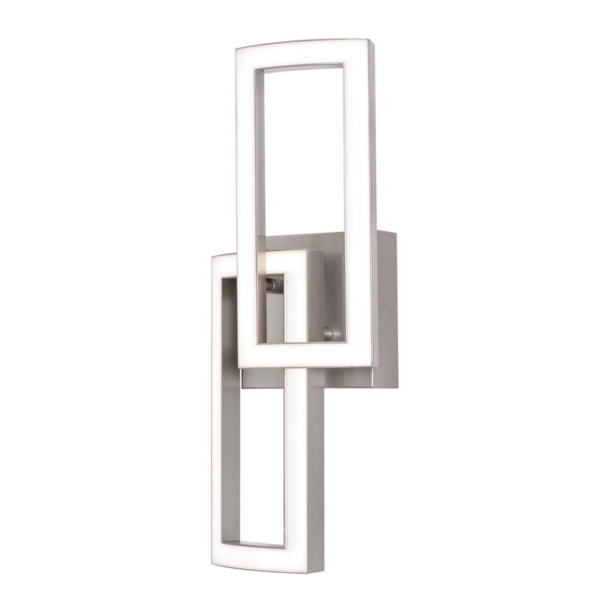 Sia 17" LED Wall Sconce, Painted Nickel Finish - Bees Lighting