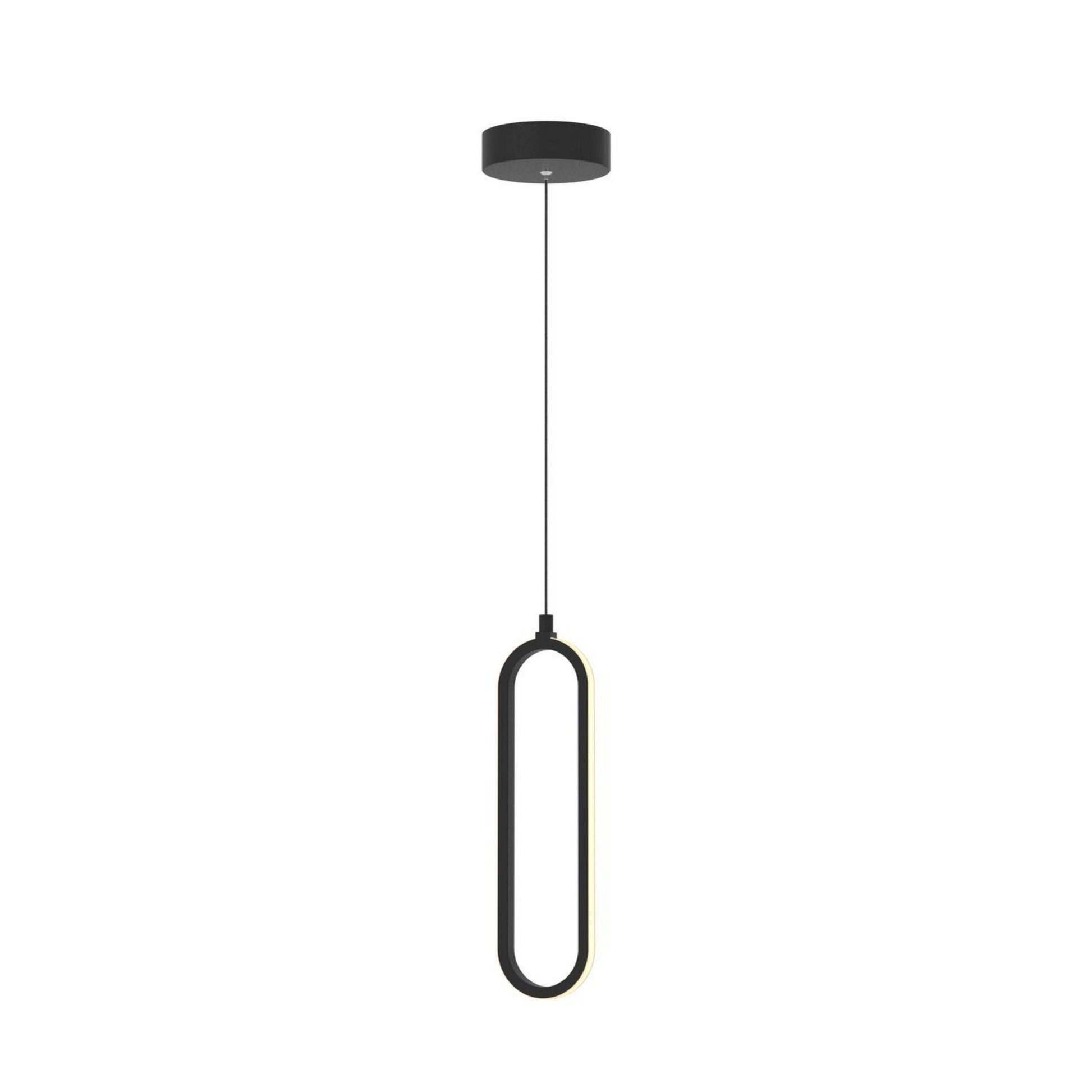 Sienna 13" LED Pendant, Black Finish - Bees Lighting