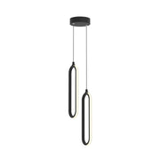 Sienna 13" LED Multi-Port Pendant, Black Finish - Bees Lighting