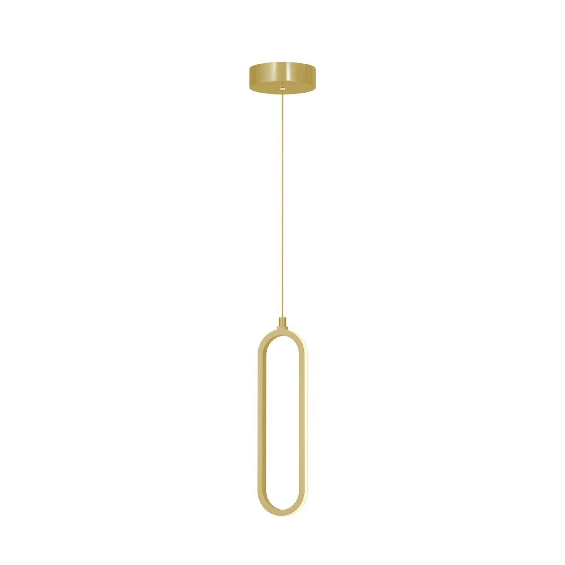 Sienna 13" LED Pendant, Gold Finish - Bees Lighting