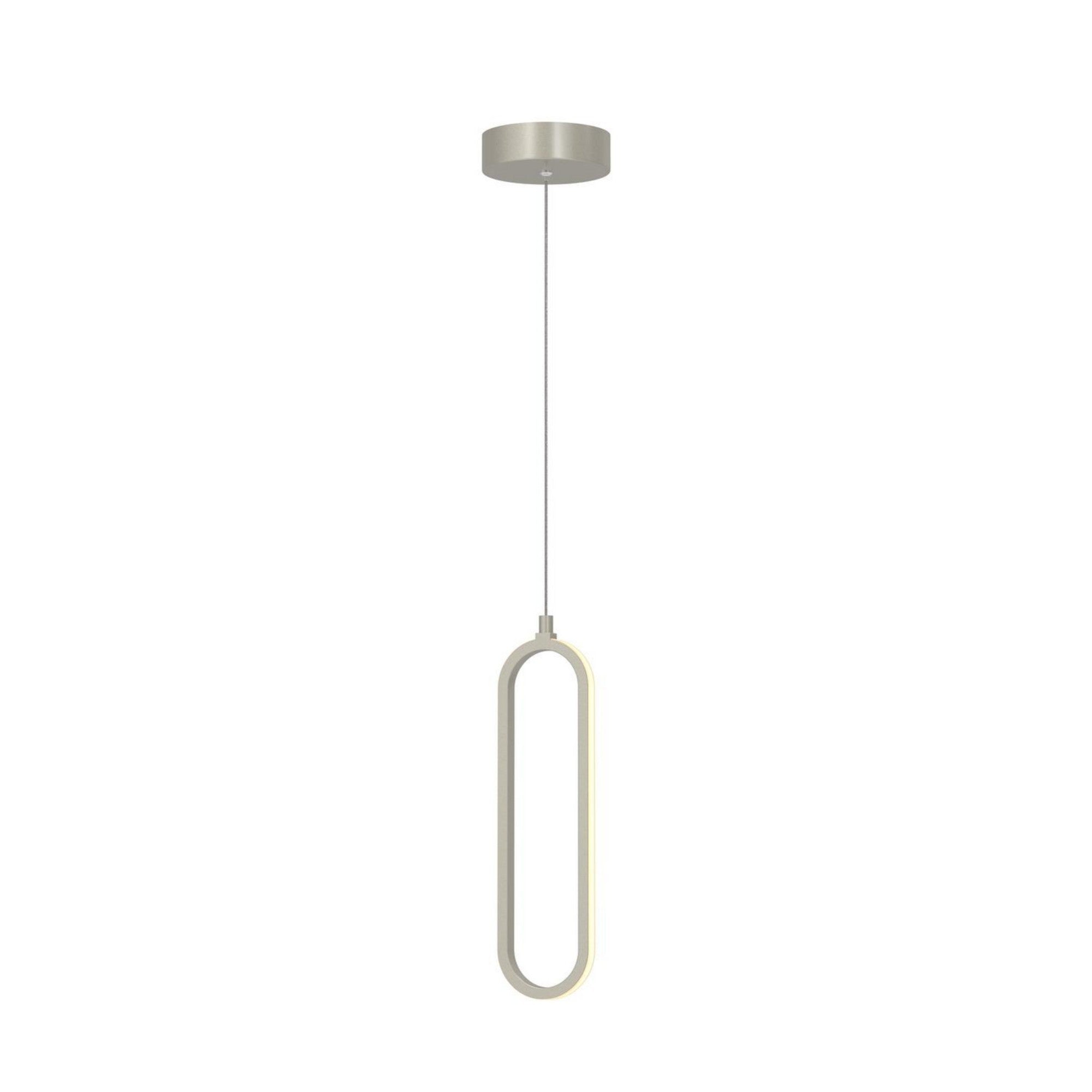 Sienna 13" LED Pendant, Painted Nickel Finish - Bees Lighting