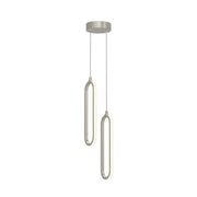 Sienna 13" LED Multi-Port Pendant, Painted Nickel Finish - Bees Lighting