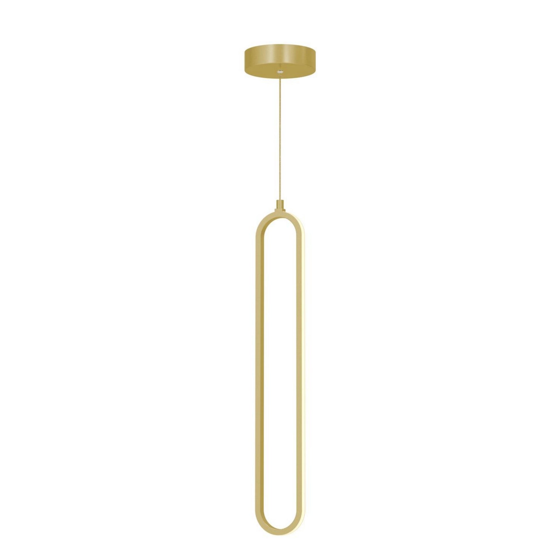 Sienna 23" LED Pendant, Gold Finish - Bees Lighting