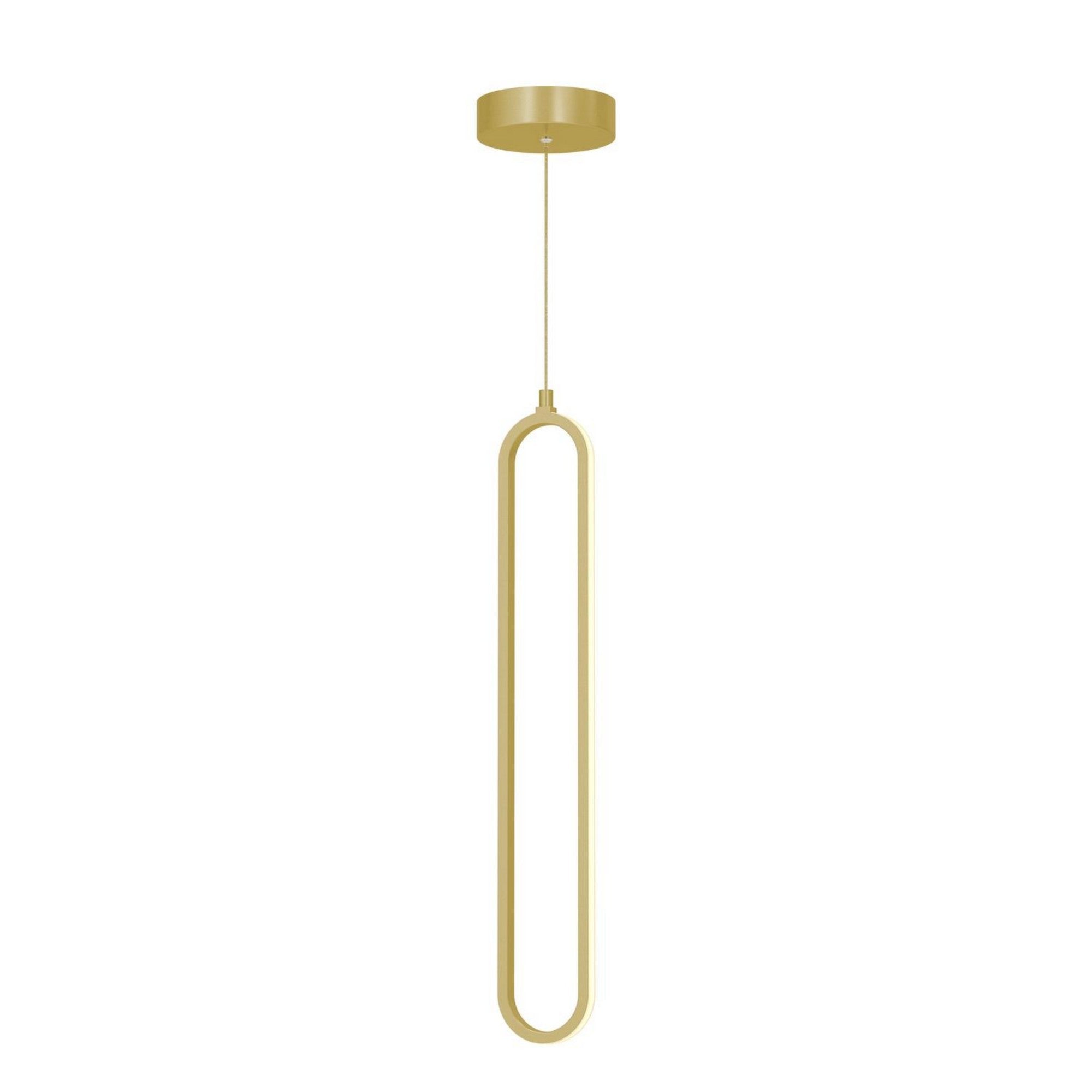 Sienna 23" LED Pendant, Gold Finish - Bees Lighting