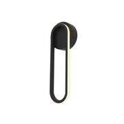 Sienna 14" LED Wall Sconce, Black Finish - Bees Lighting