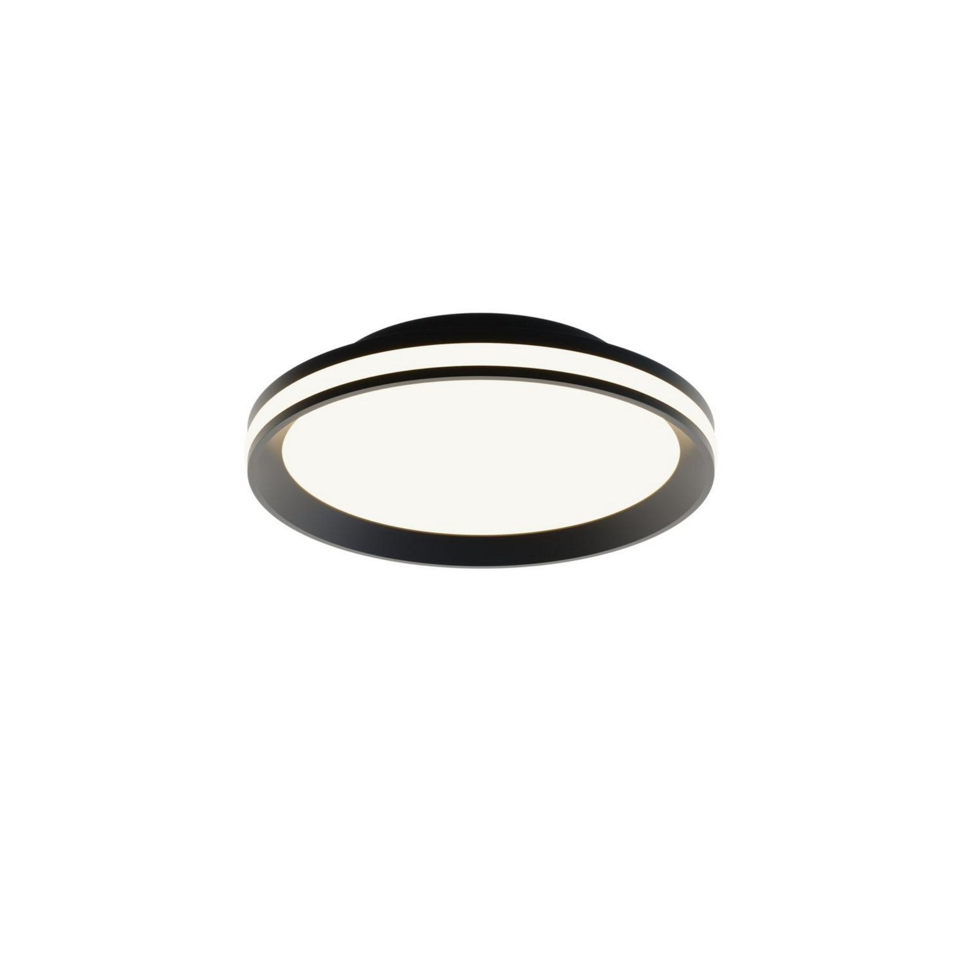 Sona 12" LED Flush Mount, Black Finish - Bees Lighting