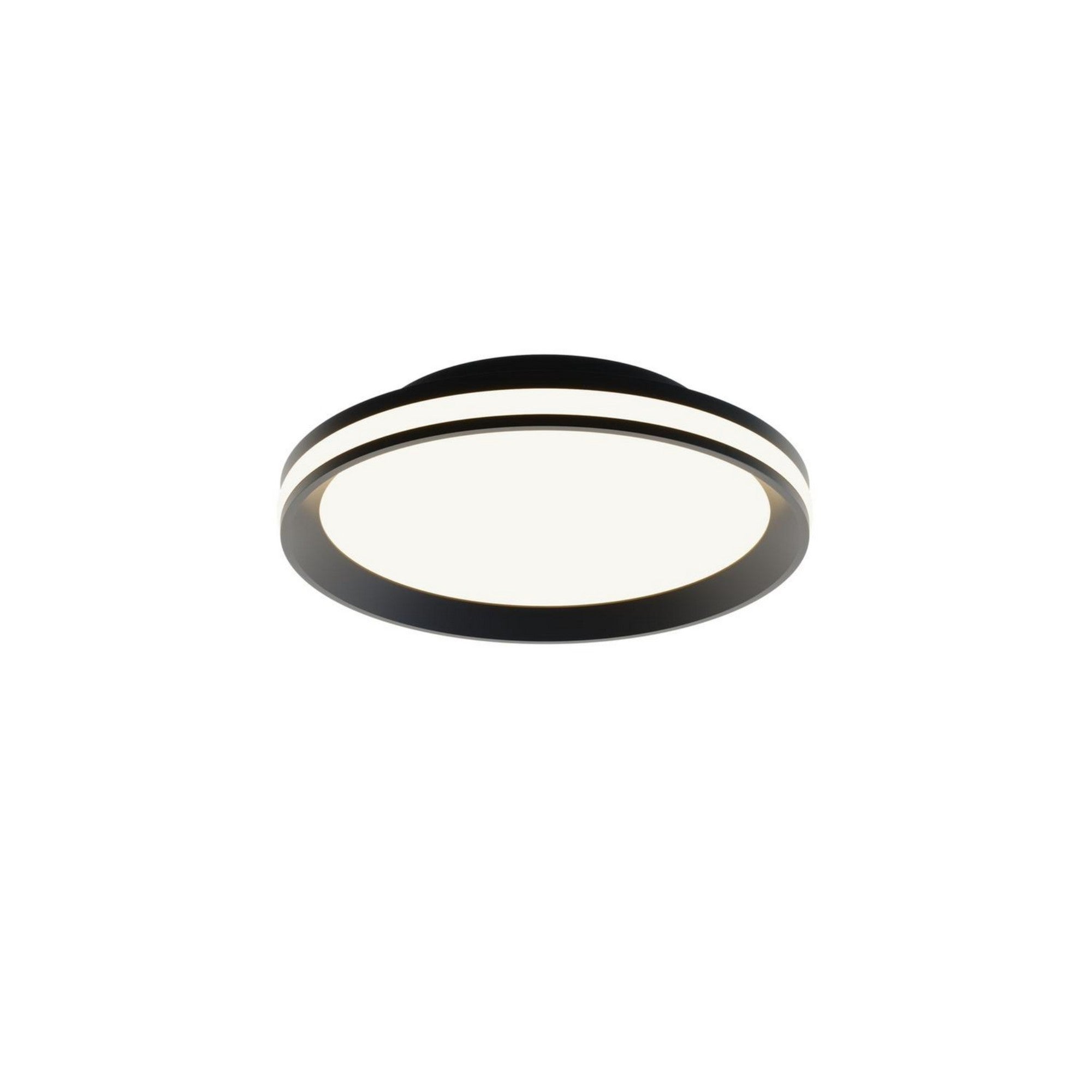 Sona 12" LED Flush Mount, Black Finish - Bees Lighting