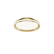 Sona 12" LED Flush Mount, Satin Brass Finish - Bees Lighting