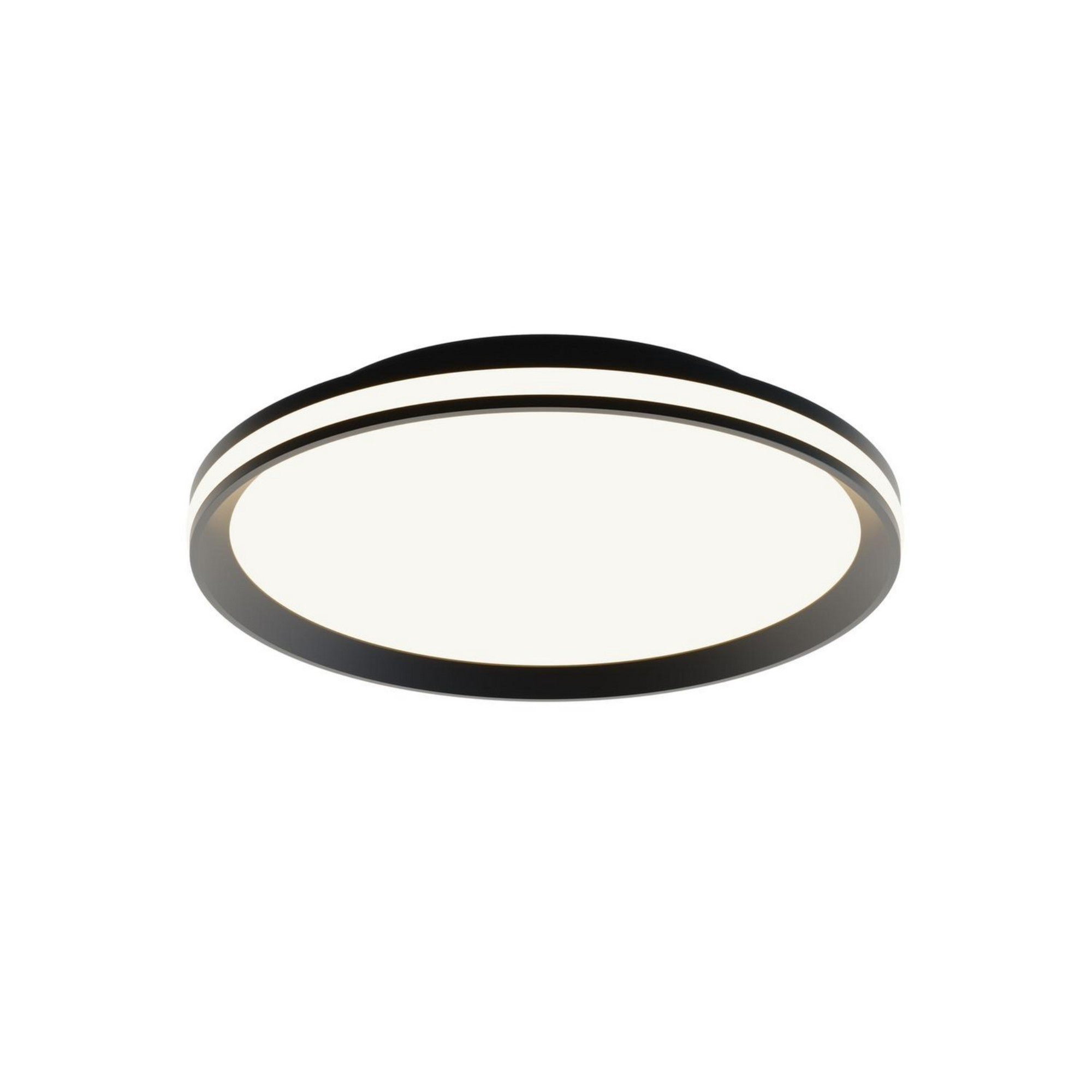 Sona 16" LED Flush Mount, Black Finish - Bees Lighting