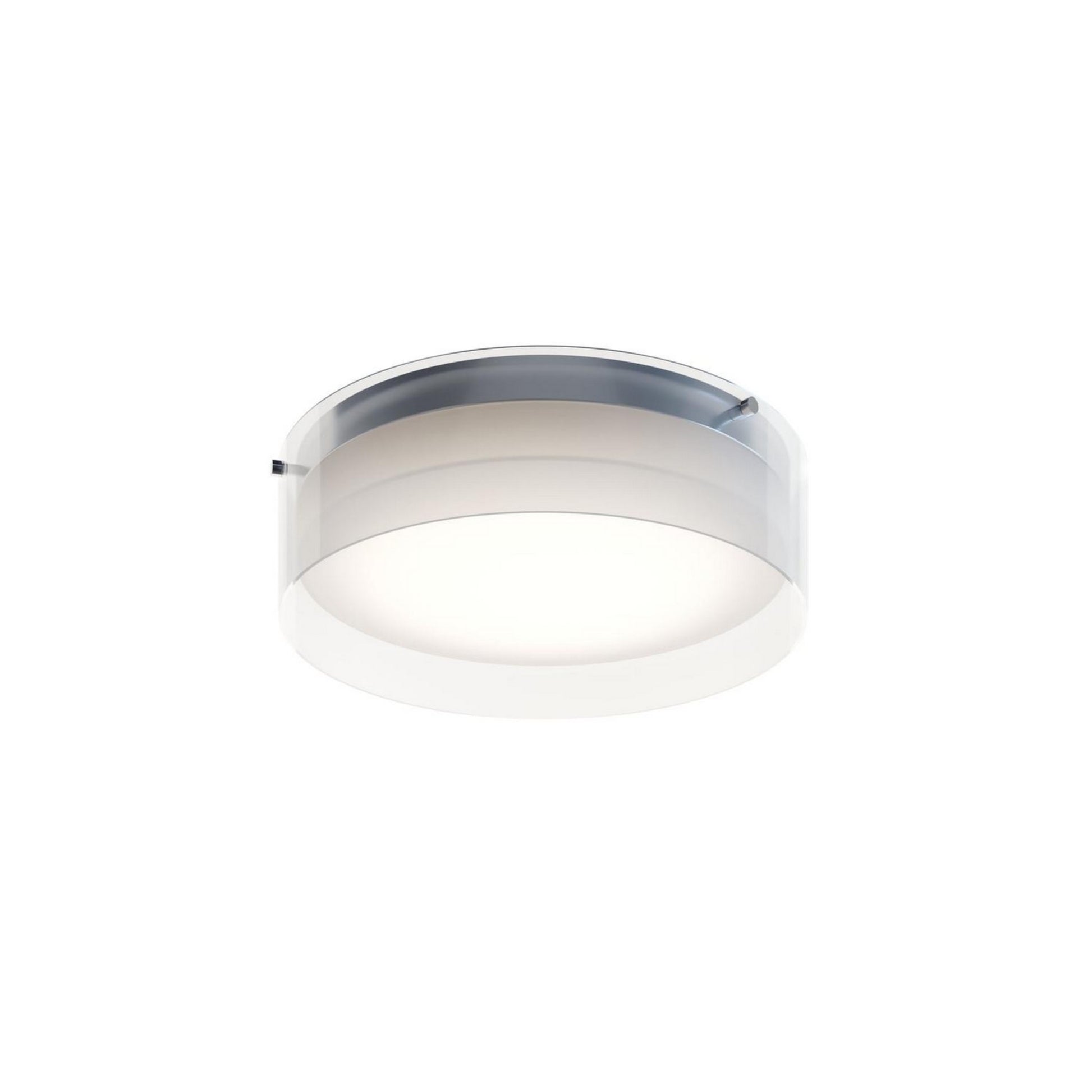 Studio 12" LED Flush Mount, Polished Chrome Finish - Bees Lighting
