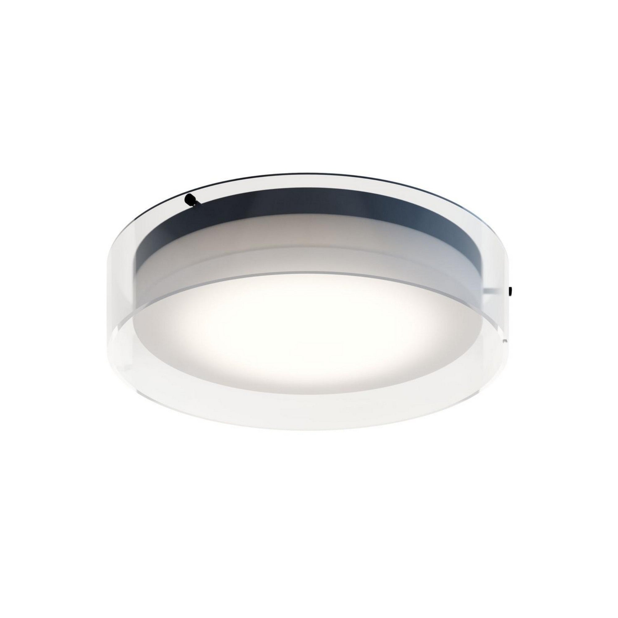 Studio 16" LED Flush Mount, Black Finish - Bees Lighting
