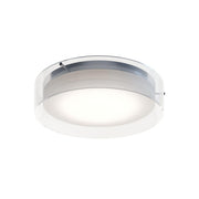 Studio 16" LED Flush Mount, Polished Chrome Finish - Bees Lighting