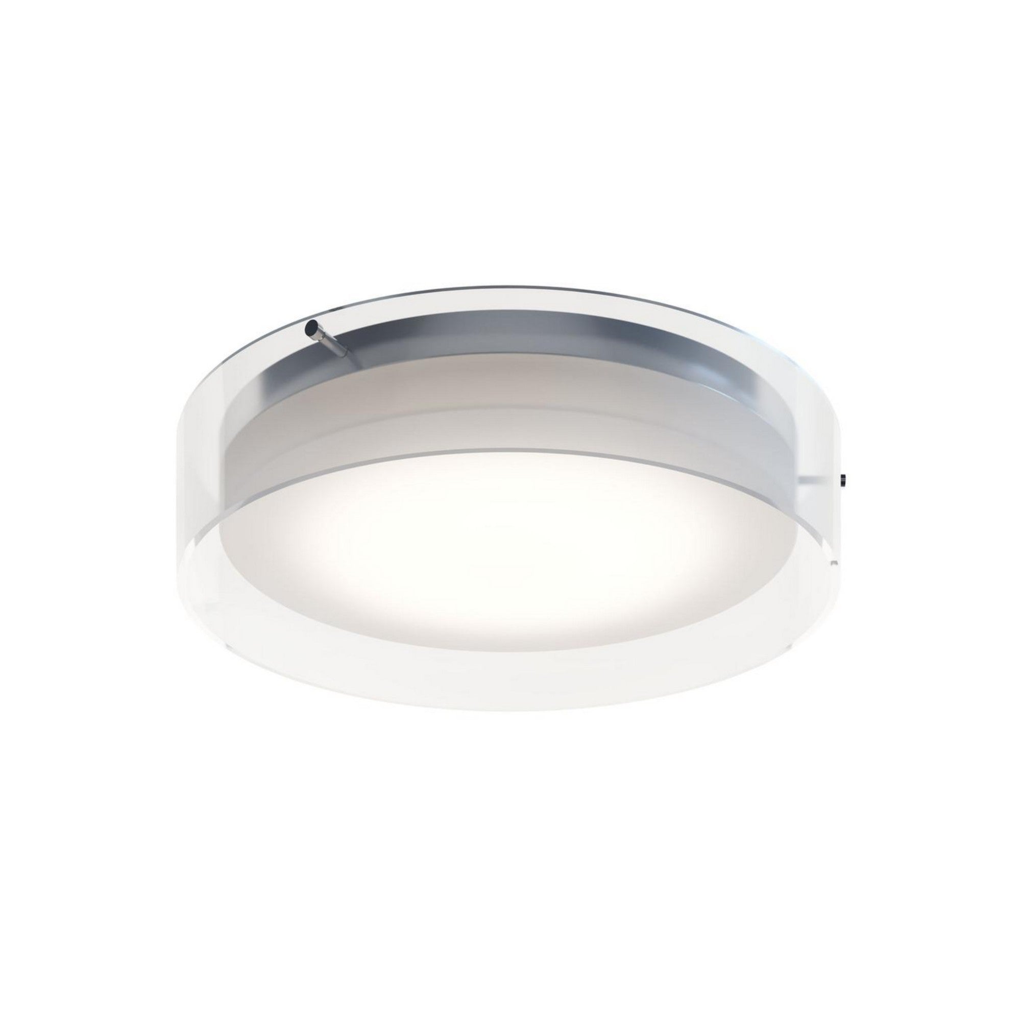 Studio 16" LED Flush Mount, Polished Chrome Finish - Bees Lighting