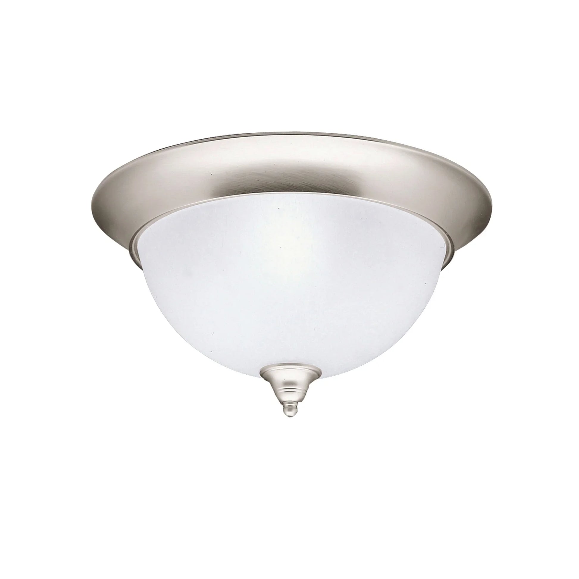 Dover 15" 3-Light Flush Mount, Brushed Nickel Finish - Bees Lighting