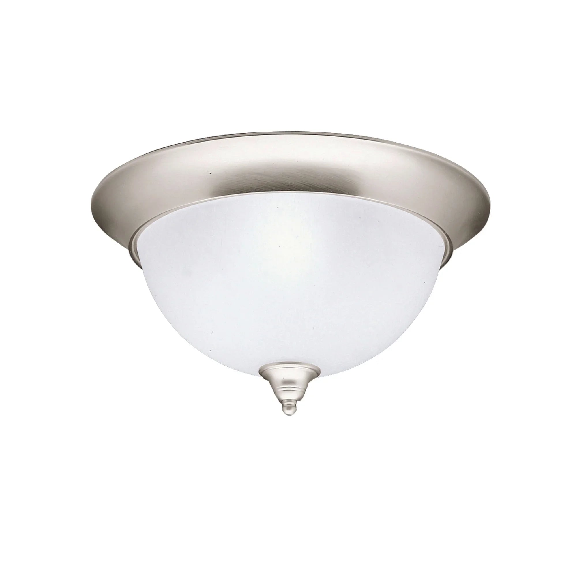 Dover 15" 3-Light Flush Mount, Brushed Nickel Finish - Bees Lighting