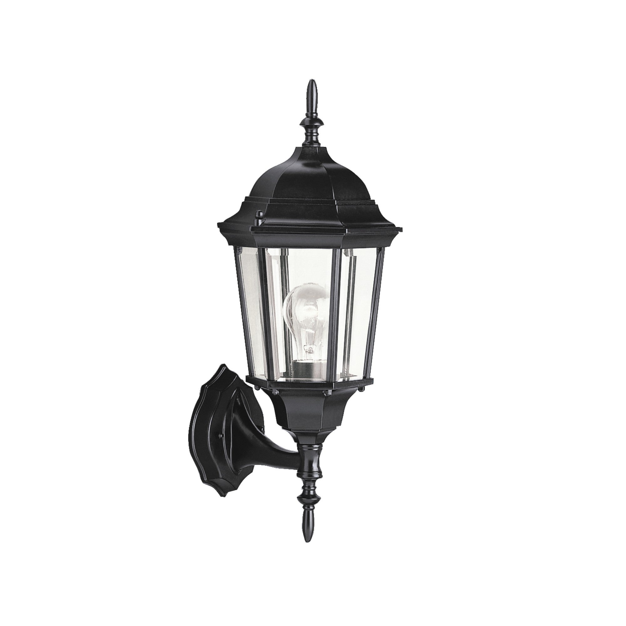 Madison 23" Outdoor Wall Light, Black Finish - Bees Lighting
