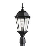 Madison 22" Outdoor Post Light, Black Finish - Bees Lighting