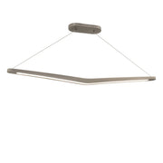 Alleron 46" LED Linear Pendant, 4CCT, Brushed Nickel Finish - Bees Lighting