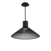Cappe 21" LED Pendant, 4CCT, Black Finish - Bees Lighting