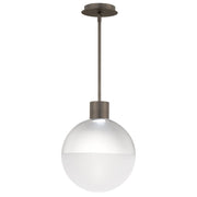 Gaze 15" LED Mini Pendant, 4CCT, Brushed Nickel Finish - Bees Lighting