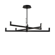 Ferrous 36" LED Chandelier, 4CCT, Black Finish - Bees Lighting