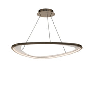 Oyster 33" LED Pendant, 4CCT, Black Chrome Finish - Bees Lighting