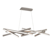 Parallax 42" LED Linear Pendant, Brushed Nickel Finish - Bees Lighting