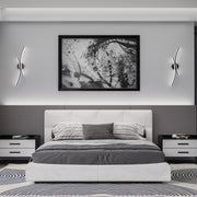 Tusk 28" LED Wall Sconce, 4CCT, Black Finish - Bees Lighting
