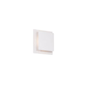 Greet 7" LED Wall Sconce, 4CCT, White Finish - Bees Lighting