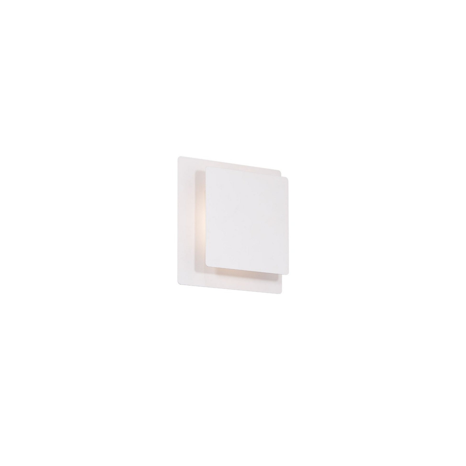Greet 7" LED Wall Sconce, 4CCT, White Finish - Bees Lighting