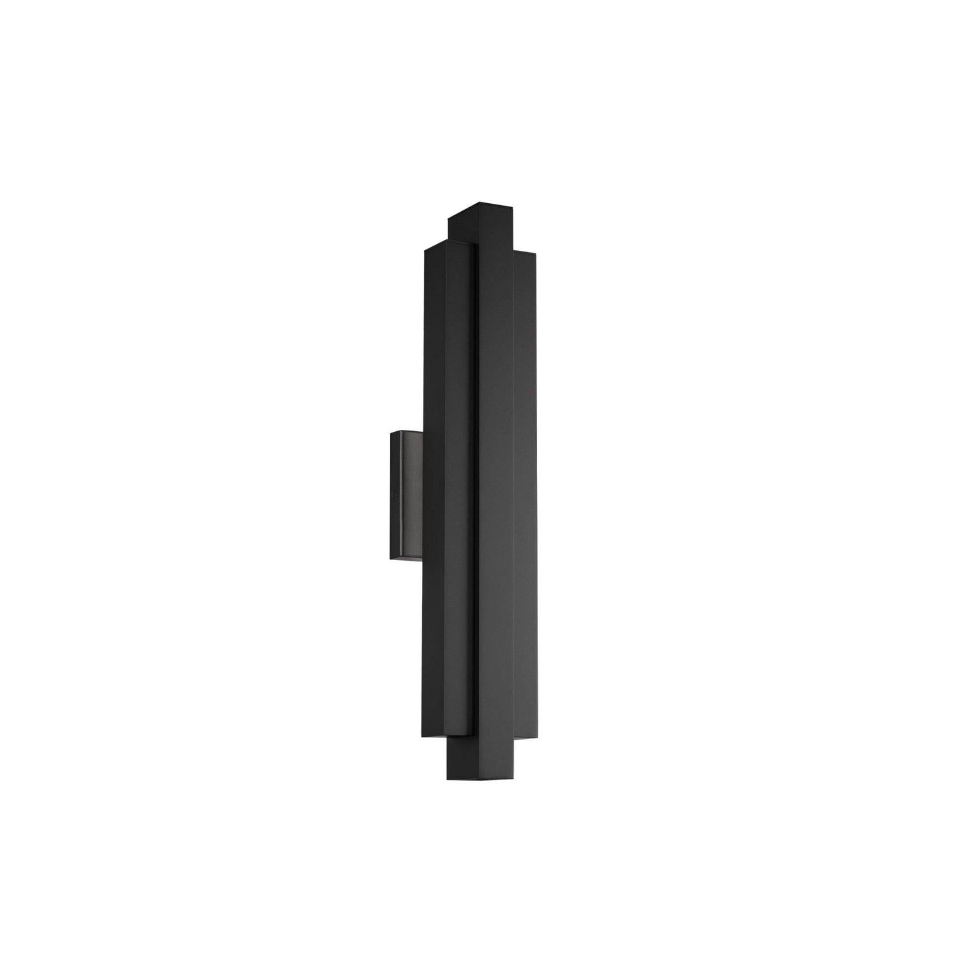 Arrow 22" LED Outdoor Wall Sconce, 4CCT, Black Finish - Bees Lighting