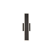 Bastone 18" LED Outdoor Wall Sconce, 4CCT, Black Finish - Bees Lighting