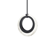 Serenity 10" LED Mini Pendant, Black Finish - Bees Lighting