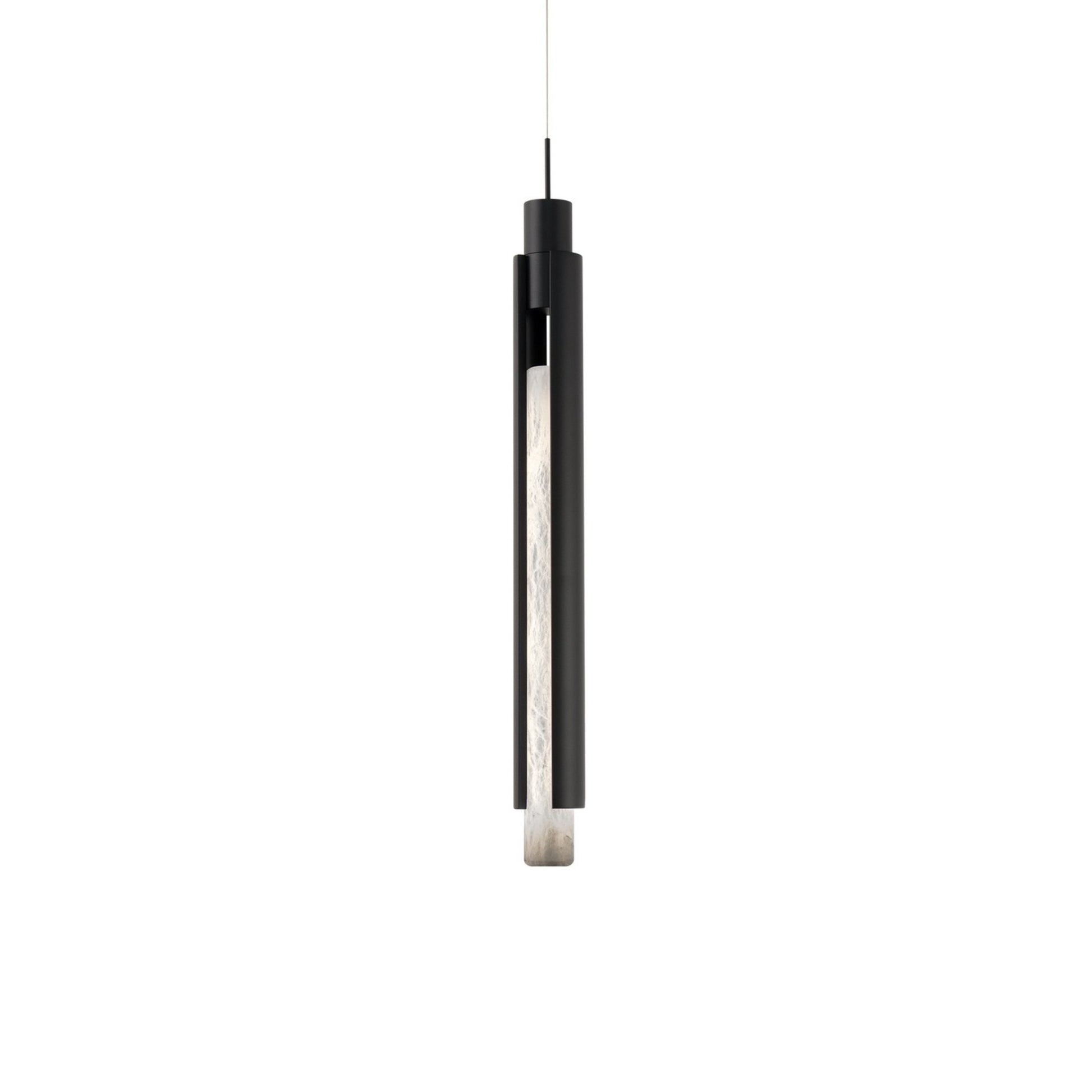 Saber 24" LED Mini Pendant, Black Finish - Bees Lighting