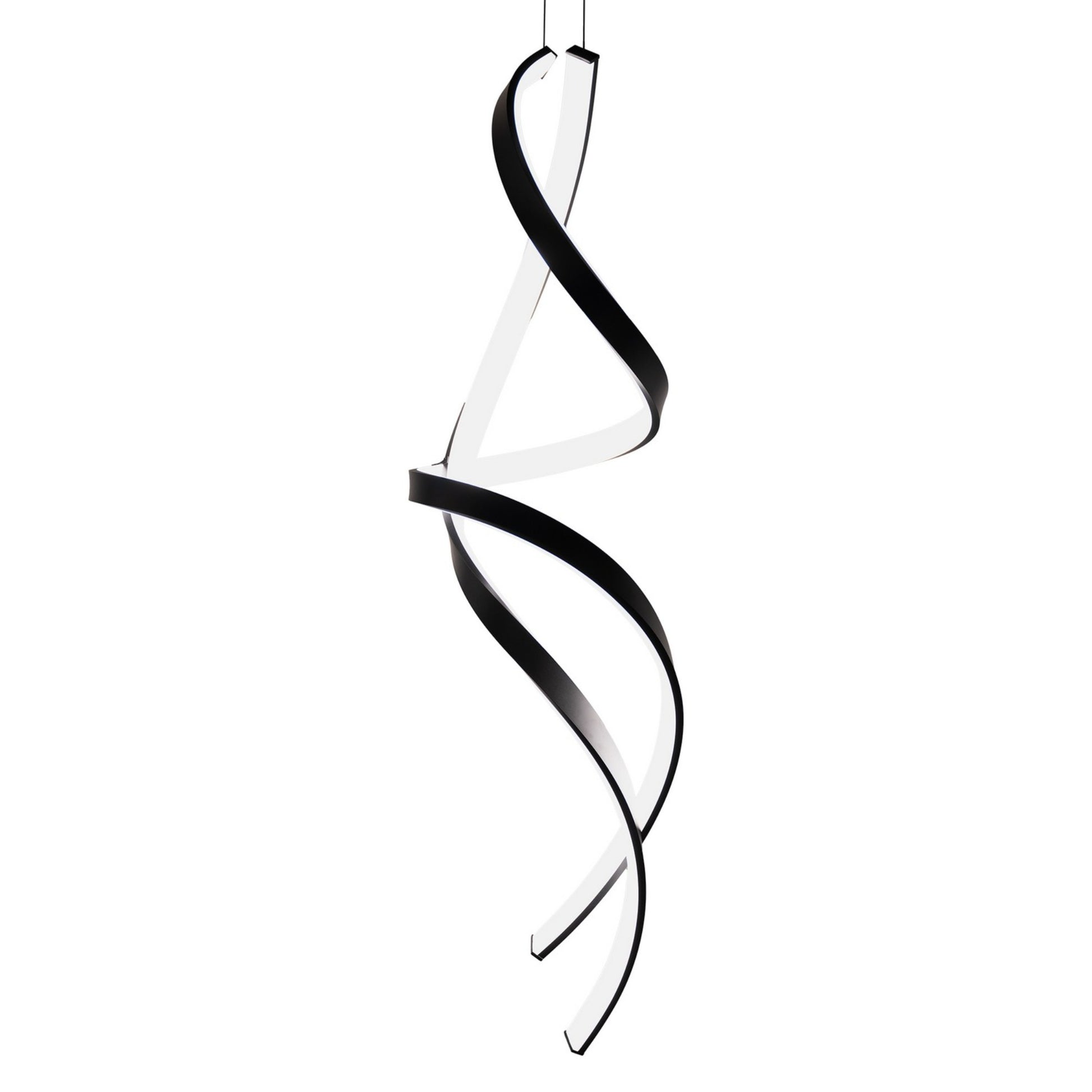 Synopsis 71" LED Pendant, Black Finish - Bees Lighting