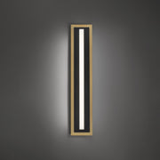 Lyrikal 27" LED Wall Sconce, Black & Aged Brass Finish - Bees Lighting
