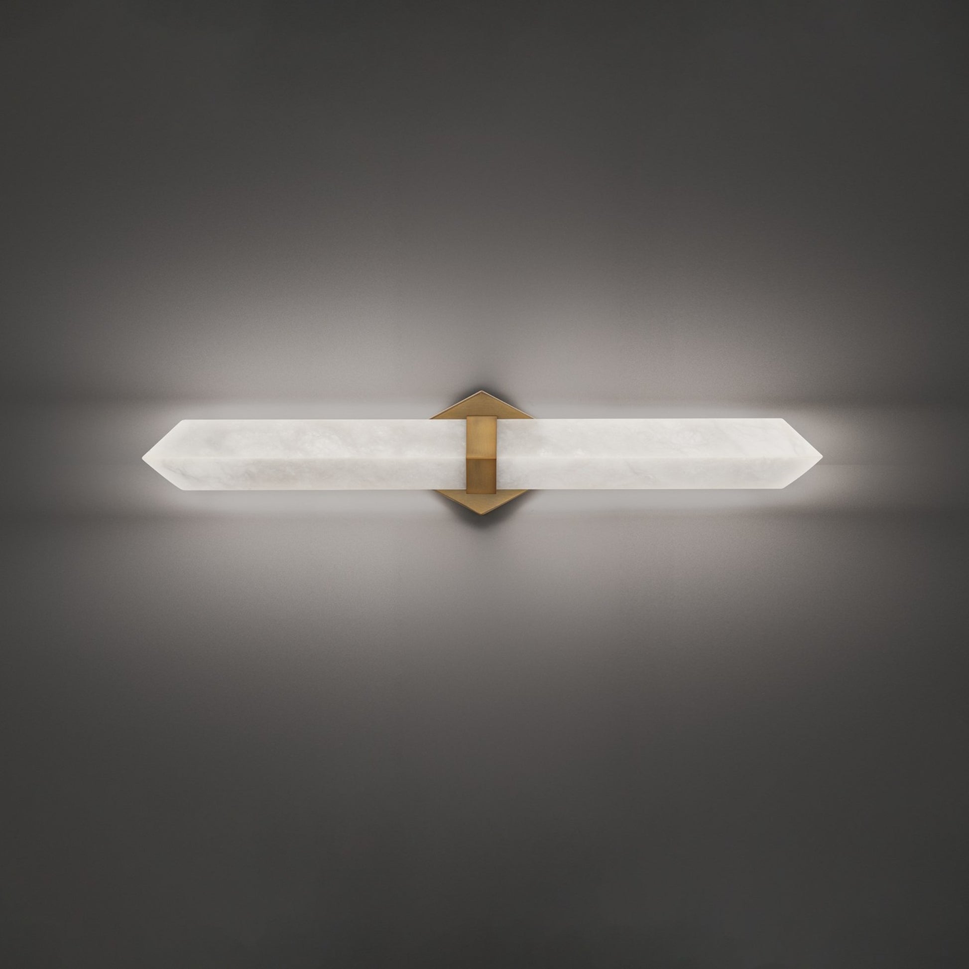Javelin 28" LED Bath Vanity, Aged Brass Finish - Bees Lighting