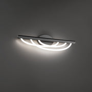Swoop 24" LED Bath Vanity, Black Finish - Bees Lighting