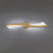 Ascot 34" LED Wall Light, Aged Brass Finish - Bees Lighting