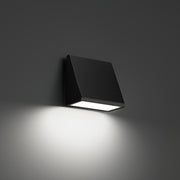 Flue 6" LED Outdoor Wall Sconce, Black Finish - Bees Lighting