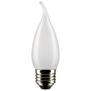 CA10 LED Bulb, 6W, 500lm, 5000K, 60W Equal, E26 Medium Base, Frosted, Pack of 2 - Bees Lighting